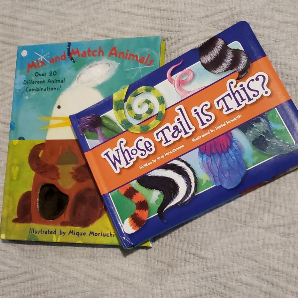 Lot of 2 - Touch/Feel Animal Board Book Bundle